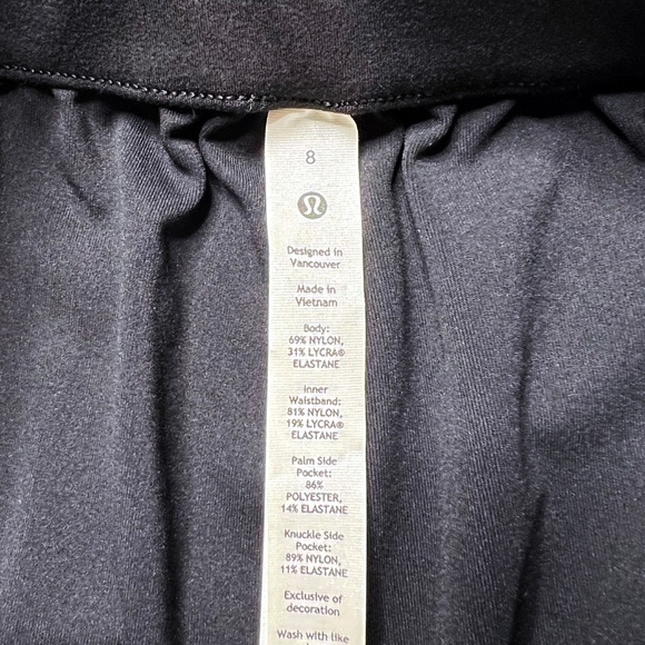 Lululemon Stretch High Rise Pant 7/8 Length in Black Size 8 - Picture 6 of 10